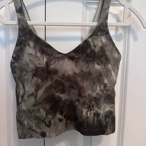lululemon athletica Tie-Dye Align Tank - Black and Gray